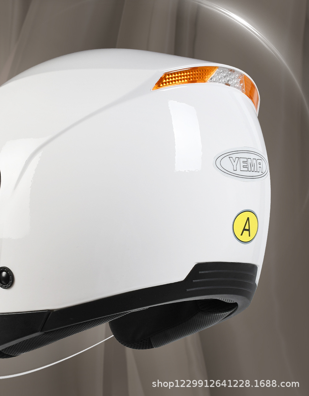 3C Certified Mustang Electric Motorcycle Extra-Large Helmet for Large Head Circumference, Unisex Oversized Safety Helmet, Winter Half Helmet