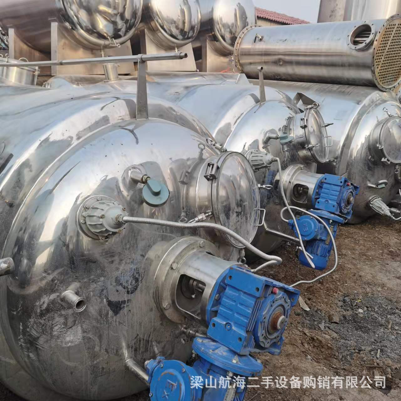 购销二手中药回流浓缩提取罐3000- 6000中草药醇沉发酵提取罐