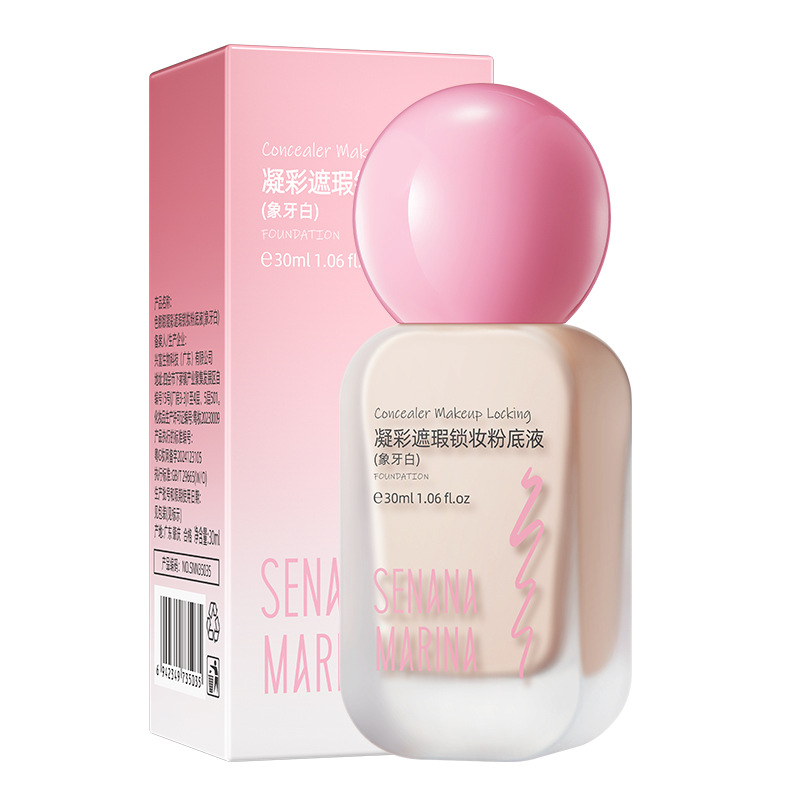 Color Nanna gel concealer maquillaje base líquido natural desnudo maquillaje modificar el tono de la piel mejora la piel base líquido al por mayor