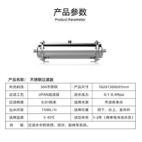 Система ультрафильтрации Ouest Te 102管 1500L