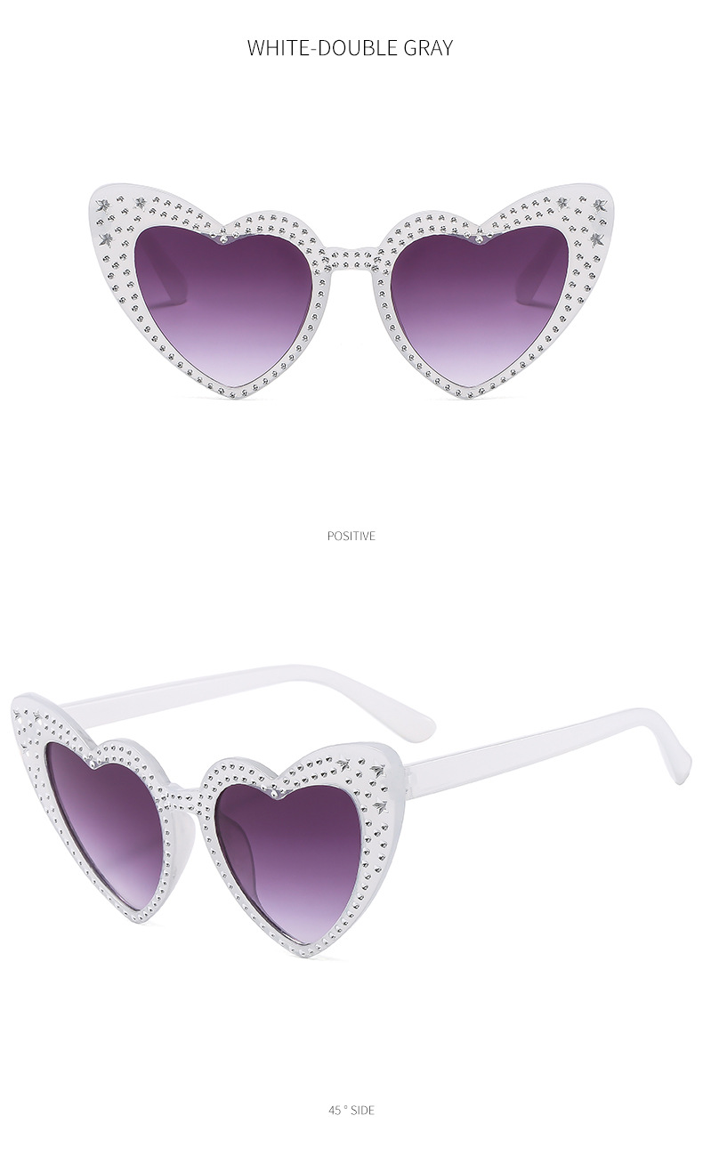Occhiali da sole a cuore per donna eleganti con strass alla moda_voghion.com