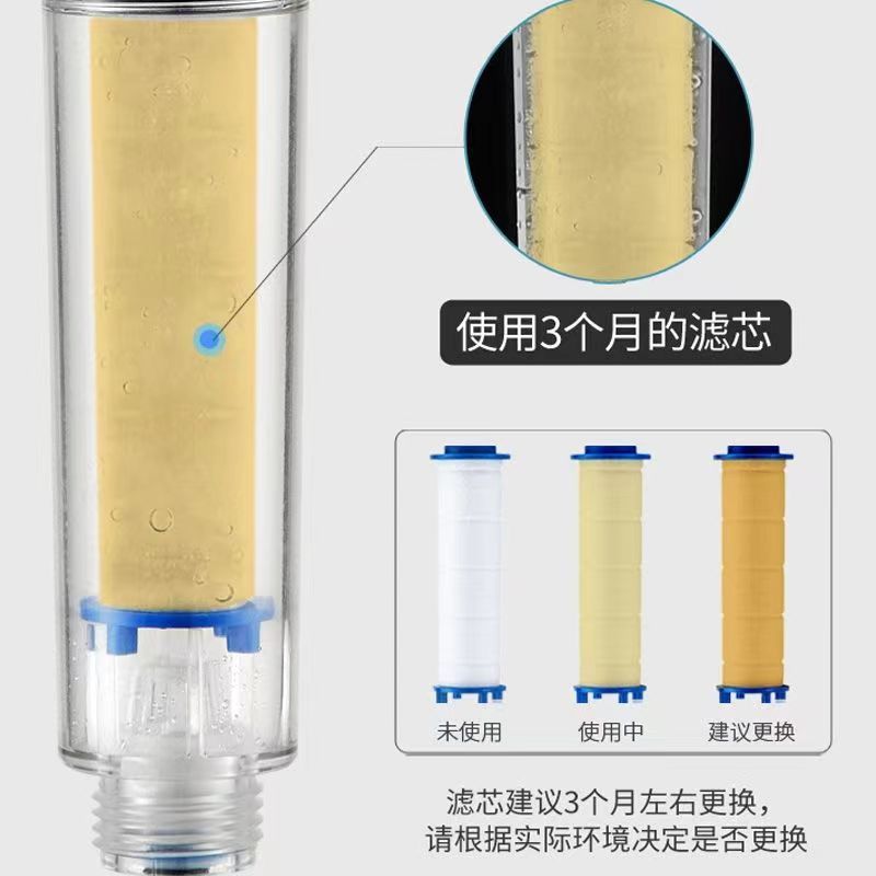 Shower head filter cotton pp cotton core universal for impurity removal, anti-clogging, residual chlorine removal, water purification, nano faucet replacement filter core pp cotton undefined
