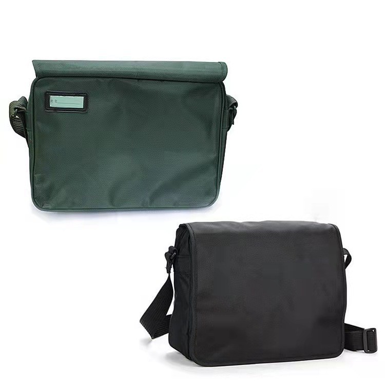橄榄绿单位挎包黑色户外单肩背包新式军绿挎包男士包男单人挎包
