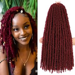 ヨーロッパとアメリカのバタフライフェイクロックスアフリカのドレッドヘアエクステンションアマゾンかぎ針編みヘアウィッグ