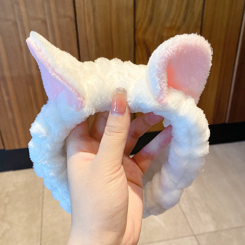 Diadema de felpa de dibujos animados de otoño e invierno