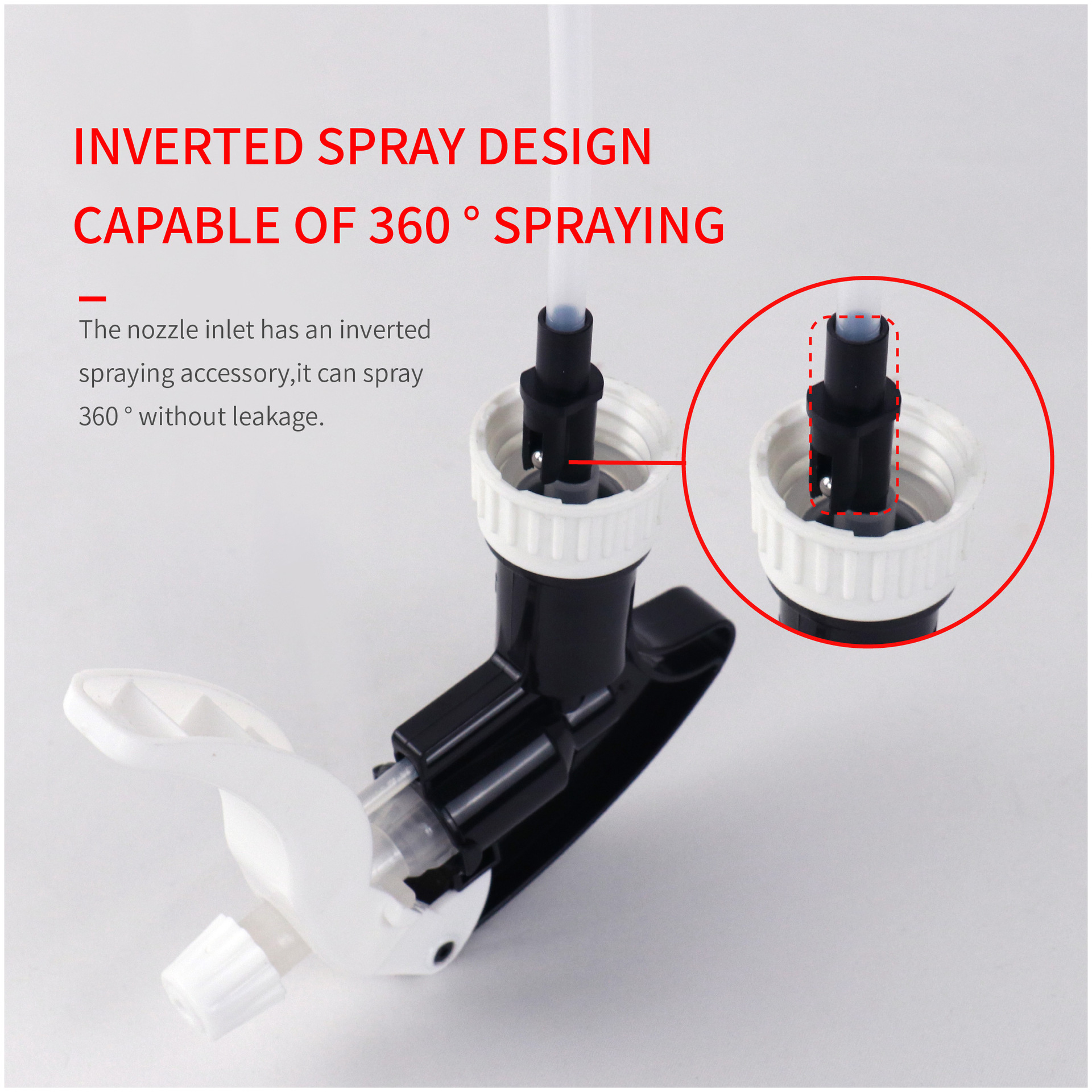 New Cross-Border Plastic Acid-Alkali Resistant Nozzle Car Wash Machine Spray Bottle Car Interior Cleaning Tool