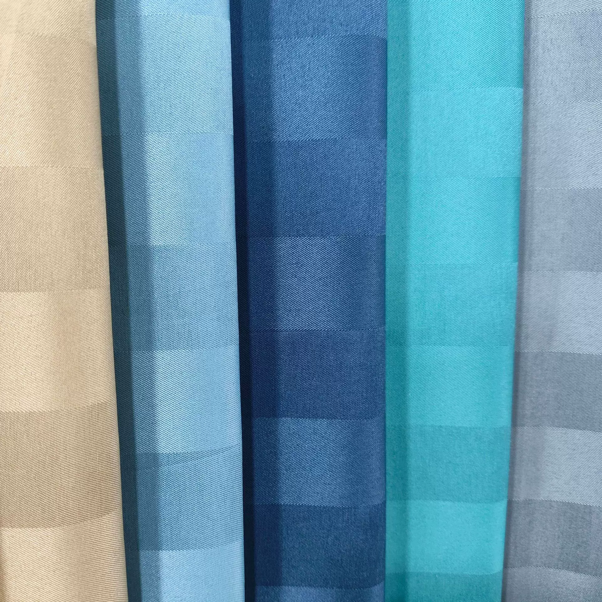 全涤化纤磨毛布250CM缎条涤纶面料satin床单布酒店四件套订染现货