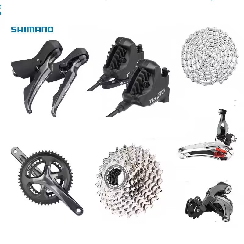 SHIMANO SHIMANO 4720 4700 conjunto de cambio de mano delantero trasero disco de dientes de volante de volante abrazadera de cadena