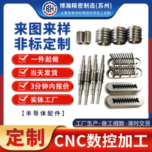 CNC自动车床机加工 半导体配件蜗轮蜗杆医疗件宠物自动化设备加工