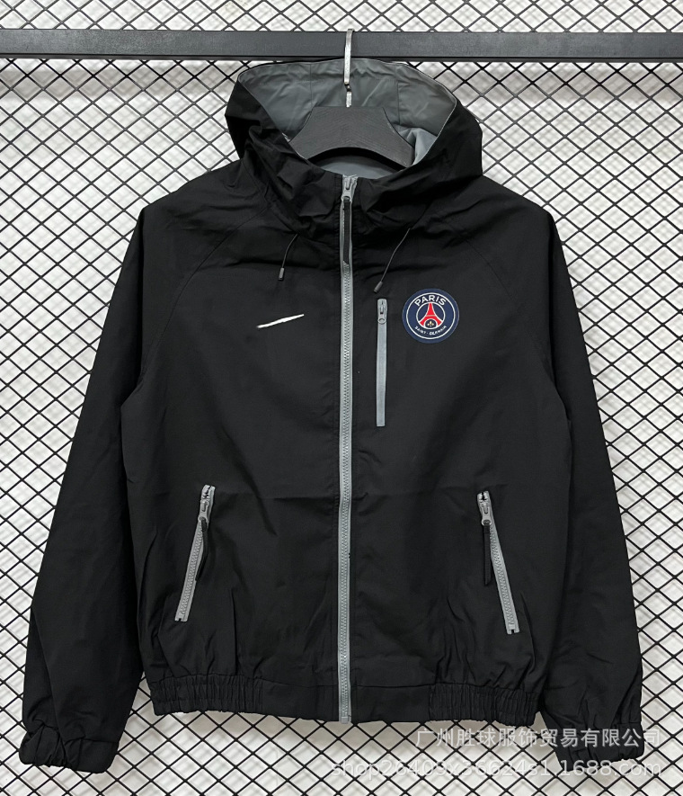 Nike Paris Saint-Germain Windbreaker Jacket Black