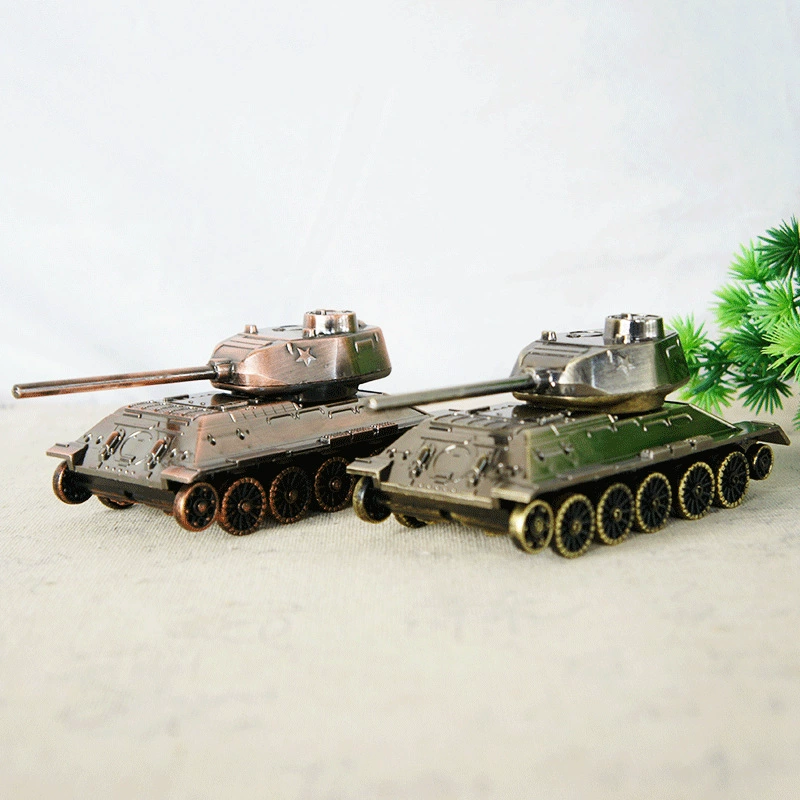 Картонная модель танка T34 из сплава металла, собираемые колеса, детские подарки, игрушки начальной школы