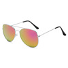 Classic universal metal glasses solar-powered suitable for men and women, fashionable sunglasses