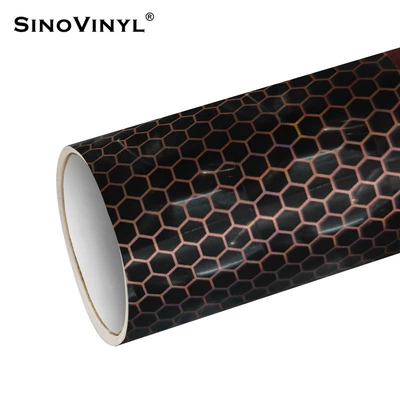 Automotive Film, changing film - 15218-m-honeycomb-cat-eye-black-powder