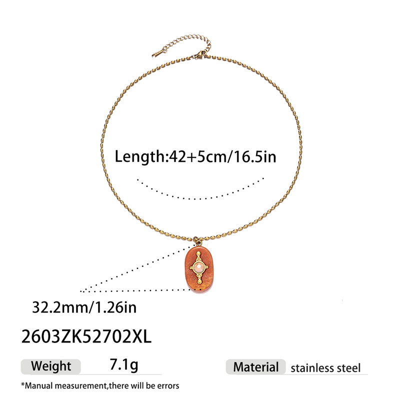 TENA Europa y los Estados Unidos transfronterizos en línea inins viento colgante elíptico collar incrustado de vidrio ligero lujo alta sensación de joyería al por mayor
