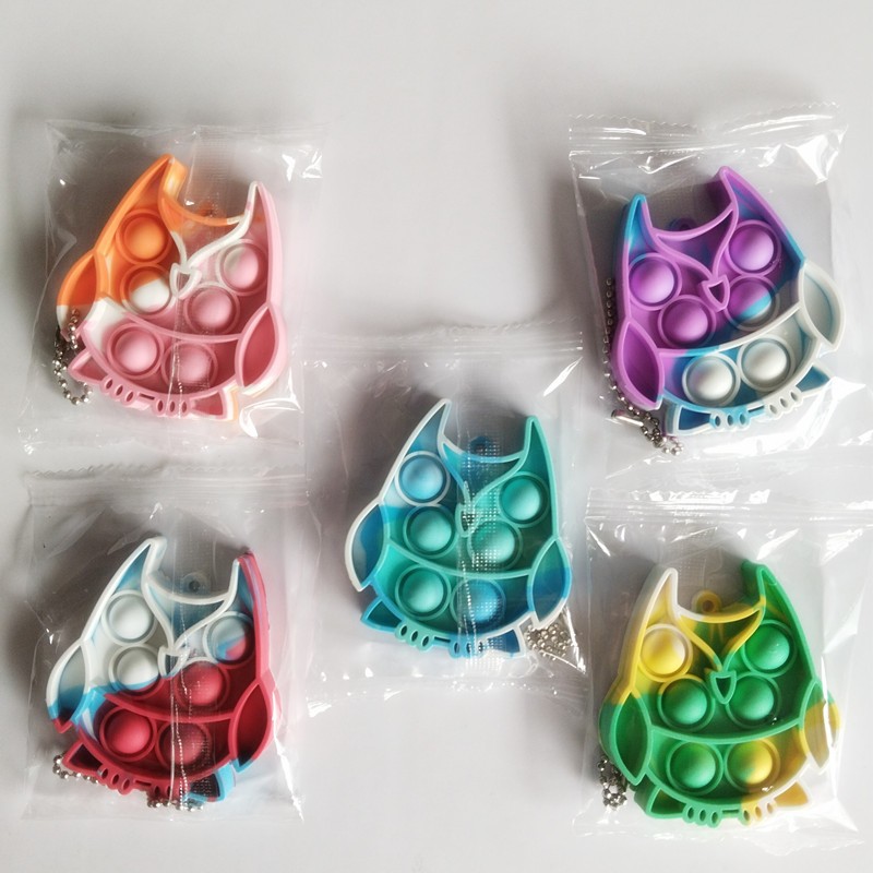 6.7*6.2cm 올빼미 위장 랜덤