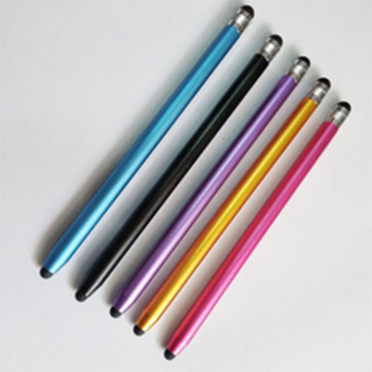 圆柱双头电容笔适用于苹果手机平板电脑手写触控游戏绘画 触摸笔