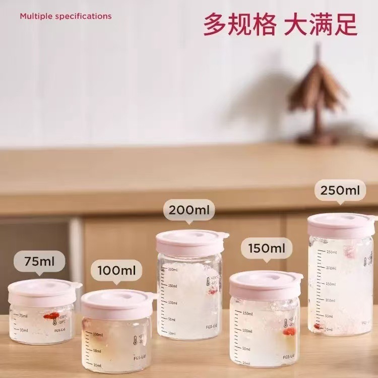 现货批发蜂蜜花胶瓶高硼硅玻璃储物瓶硅胶盖密封可蒸煮鲜炖燕窝瓶|undefined