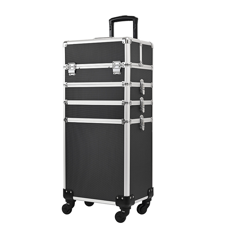 Carro caja cosmética de gran capacidad de pestañas belleza Barbero caja de herramientas de múltiples capas Esmalte de Uñas pegamento de almacenamiento portátil Portátil