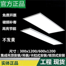 雷世集30x120led平板灯300x1200x900x600明装吸顶吊装长条面板灯