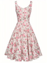 Q 12722 1950s Cocktail Dress ��������ȹ �羳����ѷŷ��