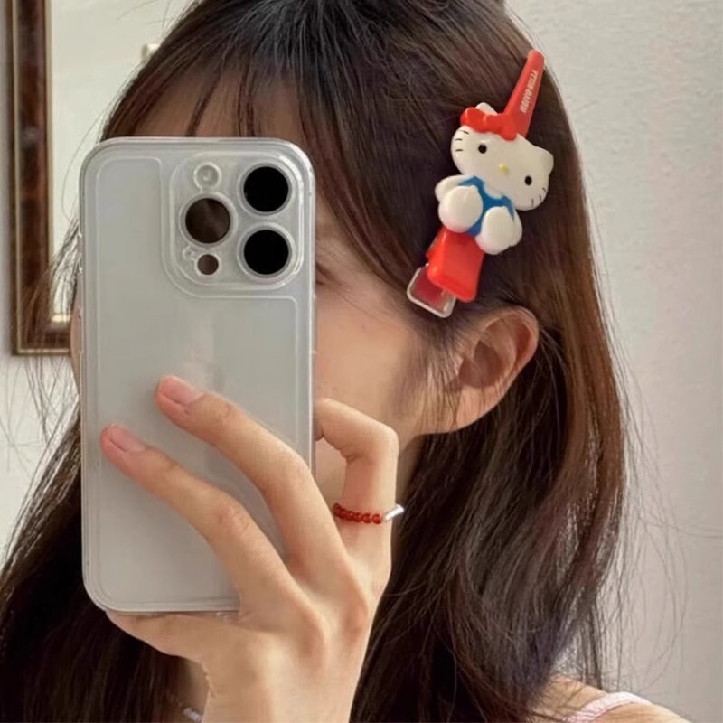 ハローキティ サンリオ ヘアピン ワンラインクリップ 漫画 学生 ギフト 女の子用 サイドクリップ ヘッドバンド 前髪クリップ|undefined