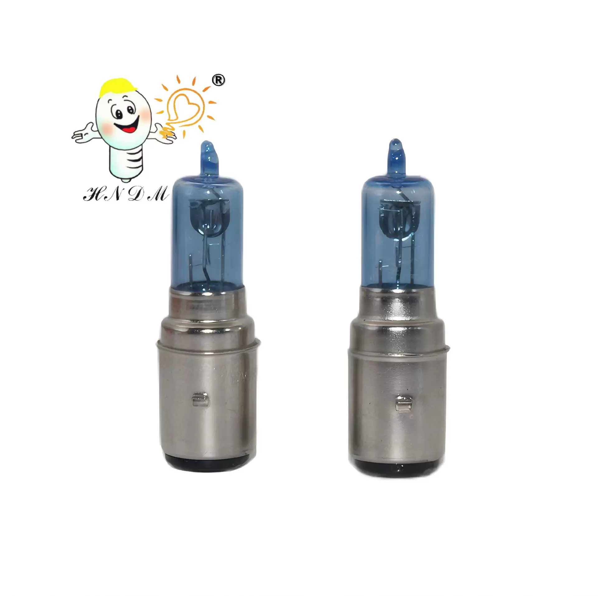 Двойной коготь Мотоцикл лампа 12V35/35W BA20D Электрическая лампа/фара галогенная лампа