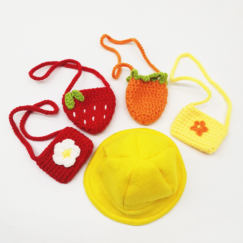 Rabbit clothing accessories, small backpacks, hat accessories, decorative items, matching clothing supplies