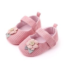 春秋女寶寶公主鞋0-1歲嬰兒學步鞋軟底3-6-12個月防滑百天步前鞋
