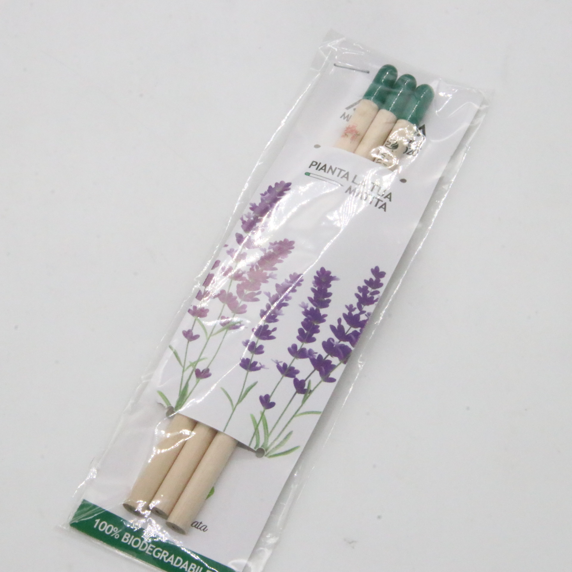 Venta directa de fábrica de semillas de plantas lápiz logotipo láser al por mayor Traje de tarjeta de papel de lápiz de planta en ciernes