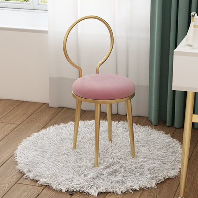 Northern Europe Light extravagance Round stool dresser stool household Dressing stool Makeup stool Simplicity Makeup chair