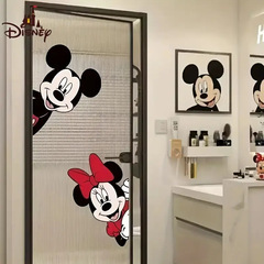 米老鼠墙纸客厅背景墙卧室床头白墙装饰画米奇米妮pvc防水贴墙贴