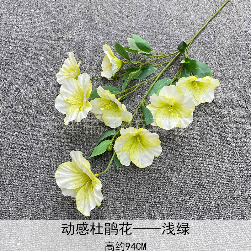 Flores de boda de alta calidad de flores de madera verde de bambú y lirio de pino masson de alta calidad