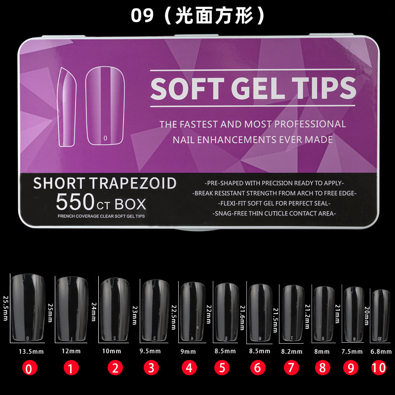 Nuevo tipo de caja de porcelana blanca manicure super delgada plegable sin marcas esmerilado manuales de uñas especiales de uñas transfronterizas