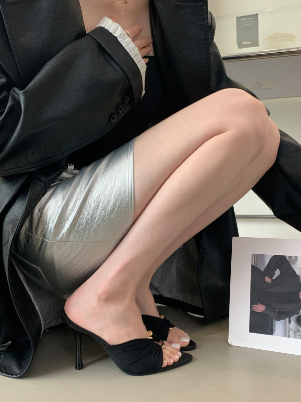 2025 New Pointed High Heels Women's Open-toe Strappy Sandals_voghion.com