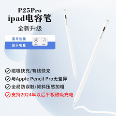 跨境P25pro触屏触控笔ipad电容笔适用apple pencil平板苹果手写笔