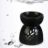Large cargo supply L10 Matte black ceramics Aroma stove Wax furnace Aromatherapy furnace Amazon Vaporizer