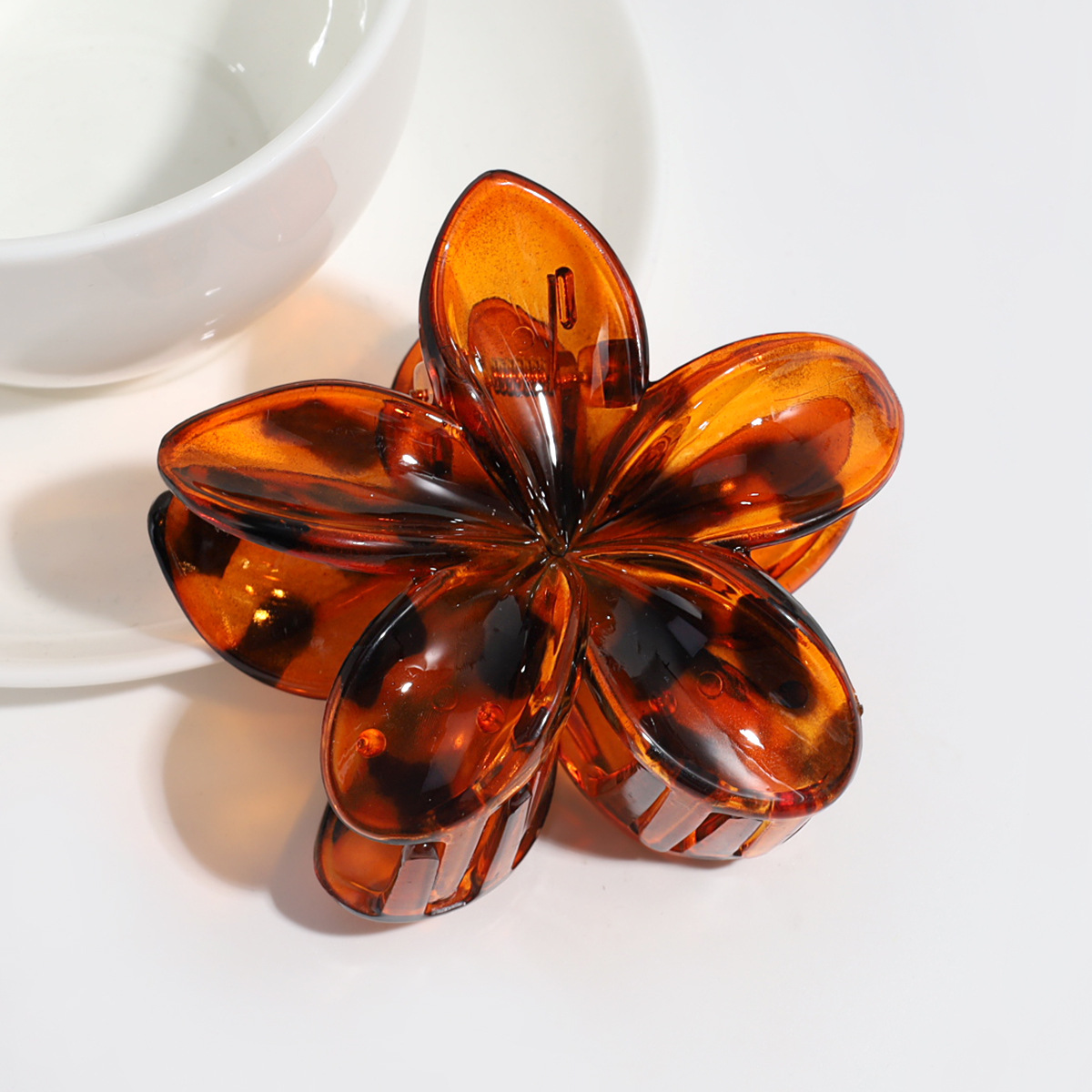 25g Weight Hair Clip, Hair Claws Hair Accessories Type 1 Piece Quantity Casual, Daily Occasion Plastic Material Ombre, Leopard, Transparent, Plumeria Pattern Women's Gender IG Style Style Gradient Color, Leopard Color IG Style Women's Ombre Leopard Transparent Plastic Hair Clip Hair Claws 8