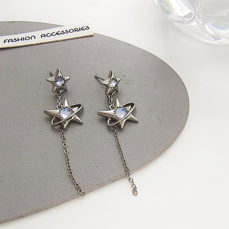 Mode Star Alliage Placage Femmes Boucles D'oreilles 1 Paire display picture 2