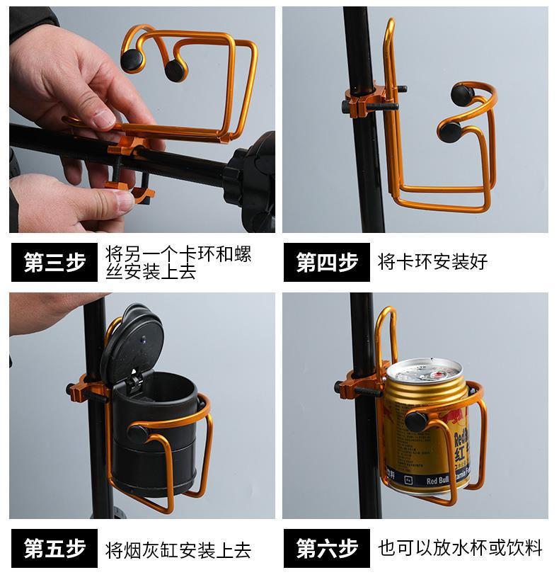 Large Truck Ashtray Holder Luminous Car Ashtray Liberation Hanging Multi-Functional Supplies Wholesale