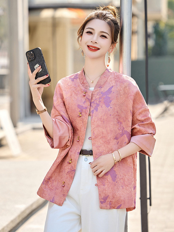 新中式国风外套女春秋季新款高级感气质显瘦减龄上衣ME5510|undefined