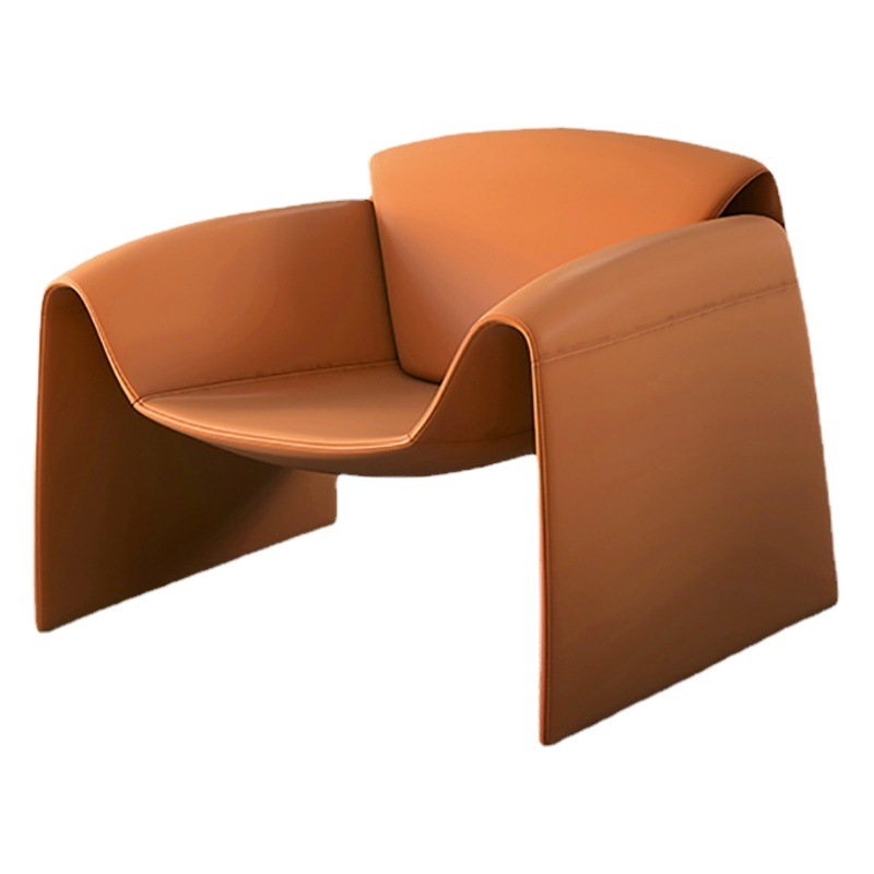 Silla de diseño minimalista italiana sofá de una persona sala de estar creativa M-silla de cangrejo silla de tigre simple