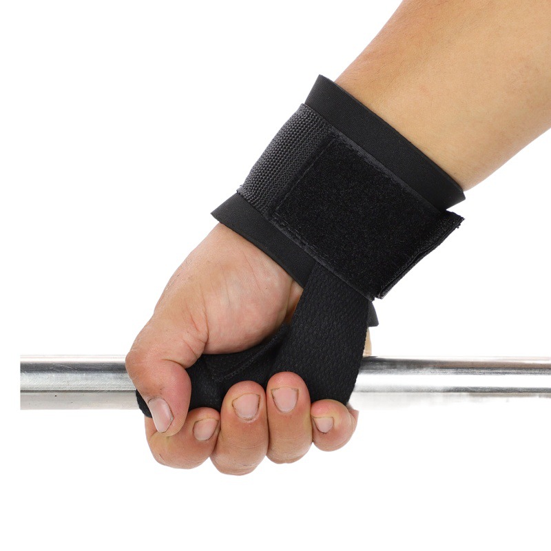 Cross-border halterofilia tirón duro de hierro en cuclillas pull-up fitness deportes equipo de protección de la palma de la muñeca cinturón de refuerzo 1 par