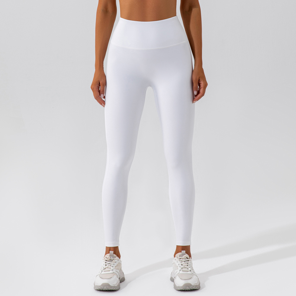 Pantalones de Yoga de Cintura Alta, Levanta Glúteos, para Correr al Aire Libre, Fitness, Sin Costuras, Sensación Desnuda, Ropa Deportiva Ajustada para Mujer