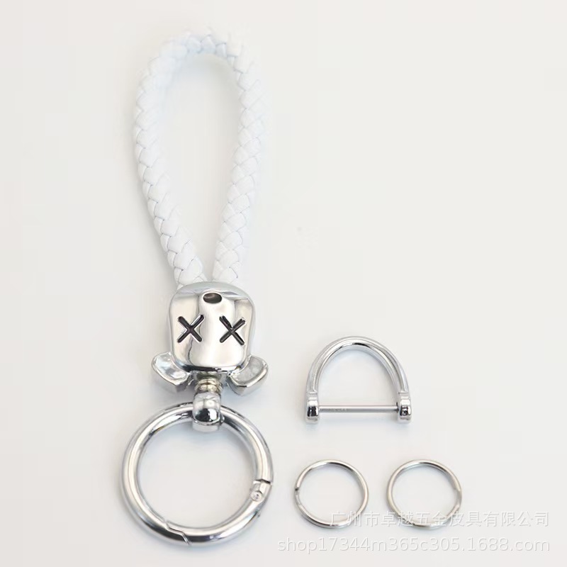 White silver hardware