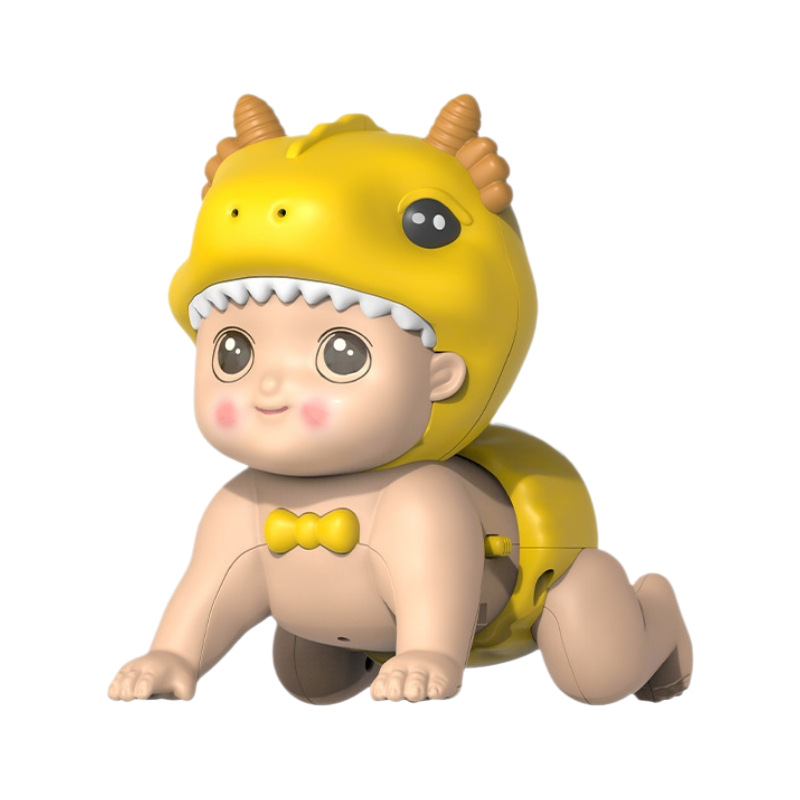 Amazon electrical robot de dibujos animados música juguetes de educación temprana juguetes divertidos muñecos rastreadores llamarán a papá y mamá