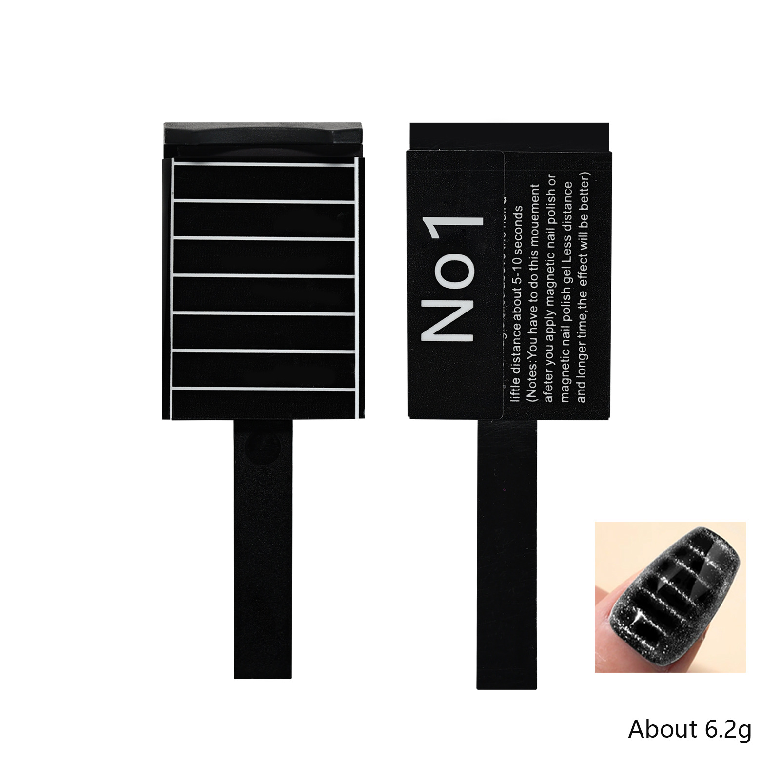 Herramientas para decoración de uñas, imán magnético súper fuerte para ojo de gato con varios estilos, imán para gel de ojo de gato, varita magnética multifuncional pequeña