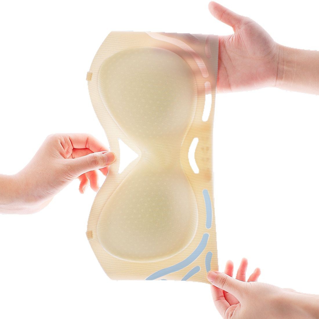 Ropa interior de tubo invisible para mujer, pecho pequeño antideslizante, recogido, grande, sin anillo de acero, sin marcas, sin correa de hombro desmontable, ropa interior para mujer