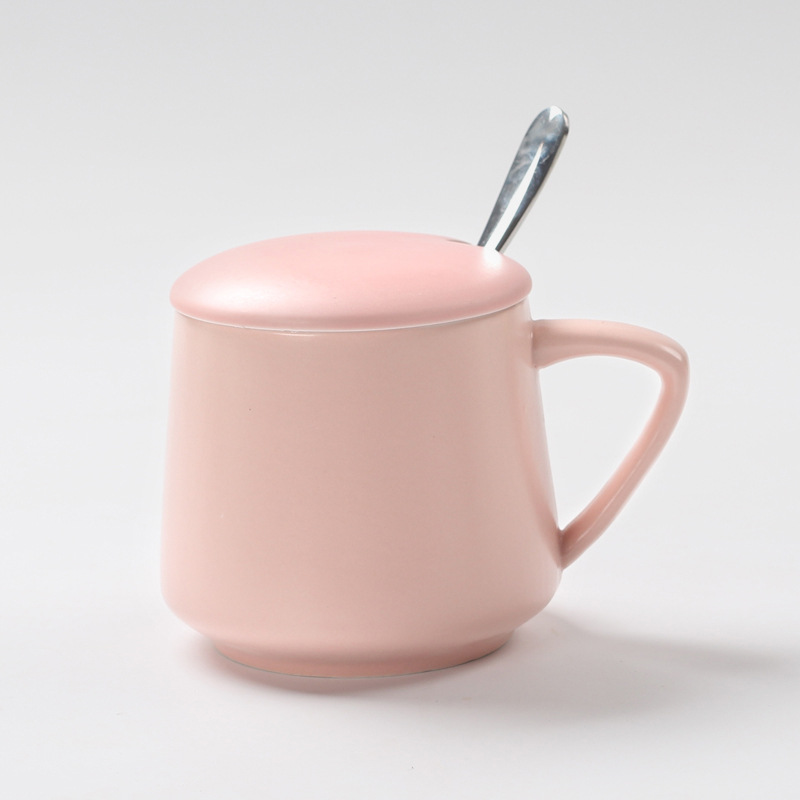 Taza de cerámica original Selección de tazas de café con tapa cuchara caja de regalo conjunto de bolsas LOGO grabado