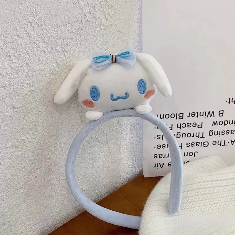 Детский плюшевый ободок (Sanrio), для умывания и декора, мягкий, с героями Kuromi/ My Melody