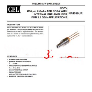 光接收次模块 NR4510UR 原装正品